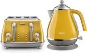 Icona Capitals Breakfast Collection, Bundle Includes 4-Slice Toaster and Electri