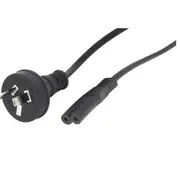 3m IEC C7 Power Cable Female Socket to 240V Mains Plug