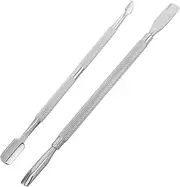 minkissy Nail Grooming Kit Pcs Cuticle Pusher Nail Polish Remover Stainless Steel for Fingernails and Toenails