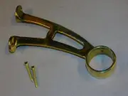 Bar Rail Solid Brass Curved Bracket for 1 1/2" Round Bar Rail # 913A ( 6PCS )