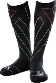 110% Play Harder FLAT OUT SOX (Pink), Size 3