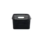 Advantus Plastic Weave Bin Black Small 36000