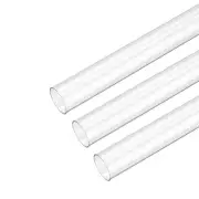 3Pack ID 12mm OD 13m 0.5m PVC Clear Plastic Tube Hard Round Tube for Water Pipe