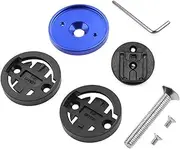 Ycle Stem Top Cap Computer Mount Adapter Repla Ent for Bryton Cateye Bike Computers Blue