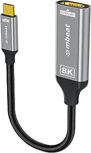 mbeat Tough Link 8K USB-C to HDMI Adapter - Space Grey