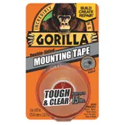 Gorilla 1.5m Clear Mounting Tape