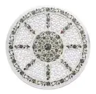 Marble Coffee Table Top Abalone Shell Inlay Work Sofa Side Table for Restaurant