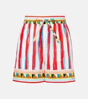 [Dolce & Gabbana] Dolce & Gabbana Patterned cotton shorts AU 14 multicoloured