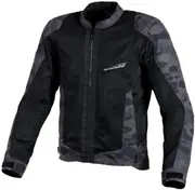 Macna Velocity Motorcycle Textile Jacket, black-multicolored, Size S for Men Black Multicolored