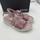 ECCO Women's Yuma Two Strap Sandal, Violet Ice Size 10