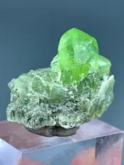 15 GM Terminated Floater Peridot Crystal On Matrix