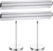 Aluminum Ticket Holder | Slide Check Rack Paper Holder | Receipt Holder Spike Desk Receipt Holder Restaurant Ticket Holder for Kitchen Offfice Cafes