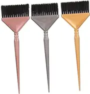 Ipetboom Hair Dyeing Tools 3pc Hair Coloring Brush Kit Soft Nylon Brushes for Salon and Home Easy to Use Hair Tinting Tools