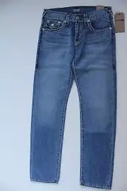 True Religion Men's Geno Relaxed Slim Jeans. Size 31.