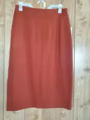 Nine West Women Cherry Skirt Sz M Pull On