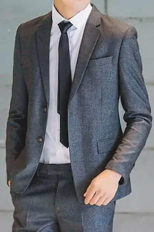 FINDSENSE品牌 英倫男 兩件式西裝外套 成套西裝 修身西裝 西裝外套 外套+褲子