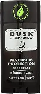Herban Cowboy Deodorant 2.8 oz | Men's Deodorant | No Parabens, No Phthalates, No Aluminum & Certified Vegan (Dusk - 6 Pack)