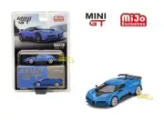 1:64 Mini GT #586 Bugatti Centodieci Blue Bugatti mgt00586