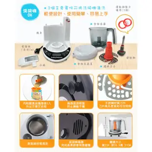 美國Baby brezza食物調理機(數位版)【送專用蒸鍋+Baby Banana 珊瑚心型香蕉牙刷】