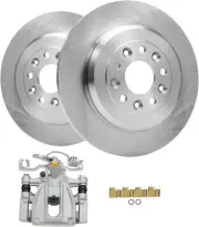 330mm Rear Disc Rotors Right Brake Caliper for Taurus X Freestyle Montego Sable