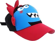 [LIFKOME] Sun Hat Peaked Cap Cotton Baseball Hat Cotton Peaked Hat Sun Cap Red