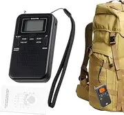 Transistor Radio – Outdoor Portable Radio, Portable AM FM Pocket Receiver with Strong Signal | Vintage Battery Powered Loud Speaker Receiver for Travel, Camping, Home, emerrgency Use, Easy operration