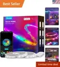 65.6ft RGBIC LED Strip Lights for Bedroom, Smart LED Strip Lights Alexa Compa...