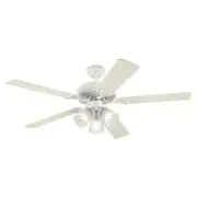 Westinghouse 72364 Ceiling Fan Vintage 52" White LED Indoor White