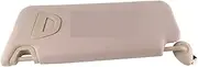 83230-TC0-T91ZA Beige Right Side Car Sunvisor Shade Replacement Sun Visor with Light Makeup Mirror Compatible for Honda Accord 2008-2013