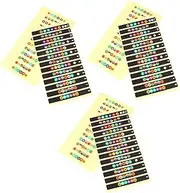 UPKOCH Guitar Scale Stickers 6 Pack Fretboard Decals for Boys and Girls Aesthetic Guitar Stickers Thin