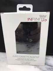 Vivitar Audio Cassette Adapter. CD, MP3, Play Devices Thru Tape Player