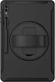 SaharaCas Protection Hand Strap Case for Galaxy Tab S9 Ultra, Black (TB00339)