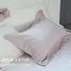 枕頭套2入【純色-灰芋紫】100%精梳棉；素色；LAMINA台灣製