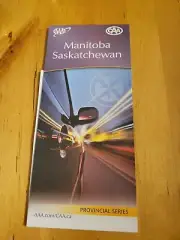 New AAA MANITOBA & SASKATCHEWAN Canada ROAD MAP CAA Provincial Series HIGHWAY
