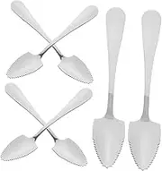 DONFAMDS Stainless Steel Fruit Spoons Ice Cream Scooper Trigger Mirror Polished 6 Pack Dishwasher Safe