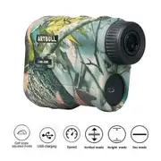 Camouflage Laser Rangefinder for Hunting Telescope Rechargeable 600M Laser Distance meter Golf range finder