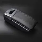 for RAV4, Armrest Box Central Store Content Box Cup Holder Ashtray Interior Car-Styling Decoration Accessories 1999-2003 Vehicle armrest Compartment﻿(Black Thread)