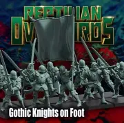 Empire Gothic Foot Knights X10 With Great Swords Custom By Reptilian Empire