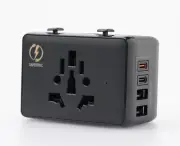 universal travel adapter/PD 20W iphone,samsung fast charger/multiplug 2usb+2c