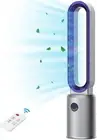 ADVWIN Bladeless Fan, Electric Tower Fan, 24-Speed Setting, 12H Timing, Purple