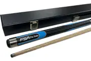 FSA Pro Series Soft Grip Hybrid BLUE Ash Pool Snooker Billiard Cue and Case Set