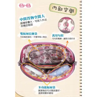 HAPPY B+B 時尚B媽媽空氣包/尿布墊保溫袋-紅 E-B-95158D-F