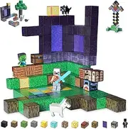 Magnetic Blocks, Magnetic Tiles Building Blocks, Mine Magnet Building Blocks Teleportation Garden Set 50Pcs, STEM Montessori Sensory Toys for Boys & Girls 3+Years Old, Kids Toys, Kids Birthday Gifts
