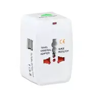 Dual USB Portable Electric Plug Power Socket Adapter International Travel