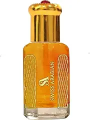 Encore 12mL | Artisanal Hand Crafted Perfume Oil Fragrance for Men| Traditional Attar Style Cologne | by Perfumer Swiss Arabian | Great Gift/Party Favors | Pocket Size Body Oil
