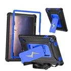 Case for Samsung Galaxy Tab A9+/A9 Plus Case 11 inch 2024/2023 Black + Blue