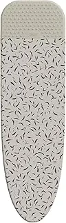 [Joseph Joseph] Ironing Board Cover 130 X 38Cm, Cotton with Silicone Iron Rest- for Use with Glide, Ecru Scatter