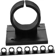 Yardenfun 8Pcs Microphone Clamp Durable Mic Holder for Wireless Mic Secure Adhesive Mount Clips for Easy Installation Sleek Design for Home Use and Recording