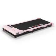 BLACK LORD Treadmill Electric Walking Pad Incline 390mm Pink w/ Smart Watch