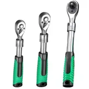 4 3/8" Torque Ratchets Wrenches For Sockets Quick Release Head Spanners
